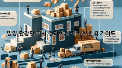 밀양 단장면 이사, 정리이사 서비스 완벽 가이드